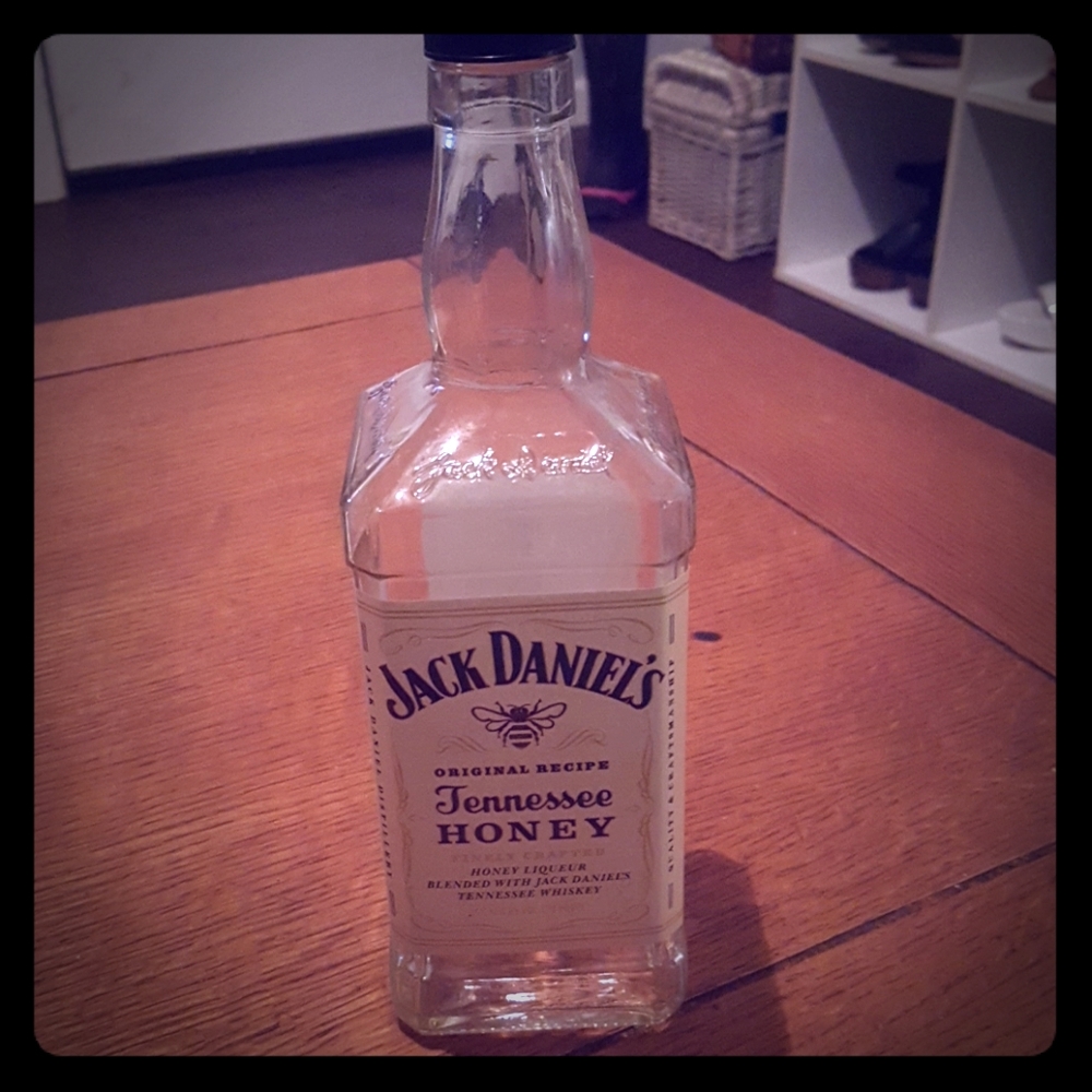 Jack Daniels Empty Glass Jar